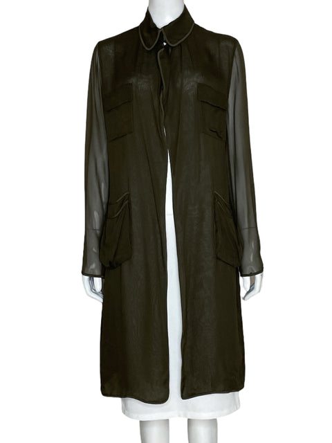 Cardigan Diane Von Furstenberg Verde-Talla 10