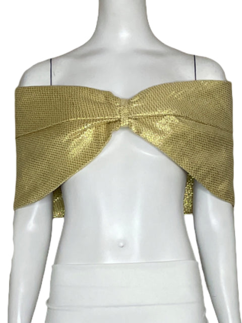 Bolero Marchesa Notte Dorado-Talla U
