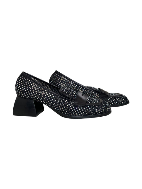 Calzado Nodaleto Mocasín Tacón Negro-Talla 38