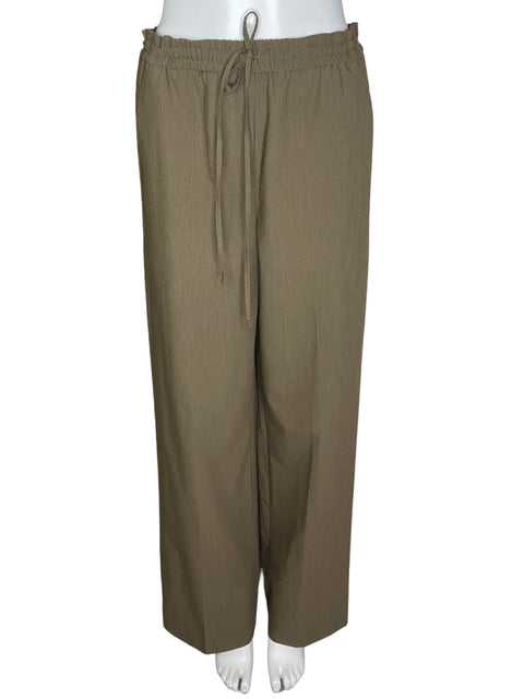 Pantalón MNG Casual Bolsillos Marrón- Talla M