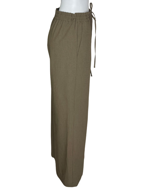 Pantalón MNG Casual Bolsillos Marrón- Talla M