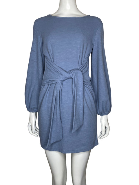 Vestido R. Vivimos Lazo Mini Azul-Talla S