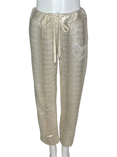 Pantalón Albanos Satinado Beige- Talla S