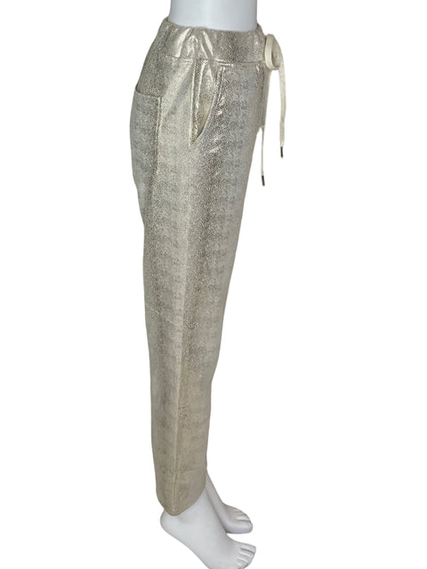 Pantalón Albanos Satinado Beige- Talla S