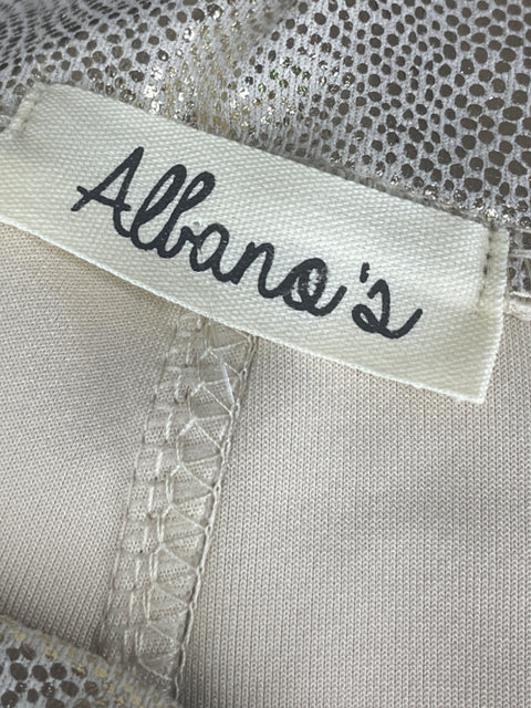 Pantalón Albanos Satinado Beige- Talla S