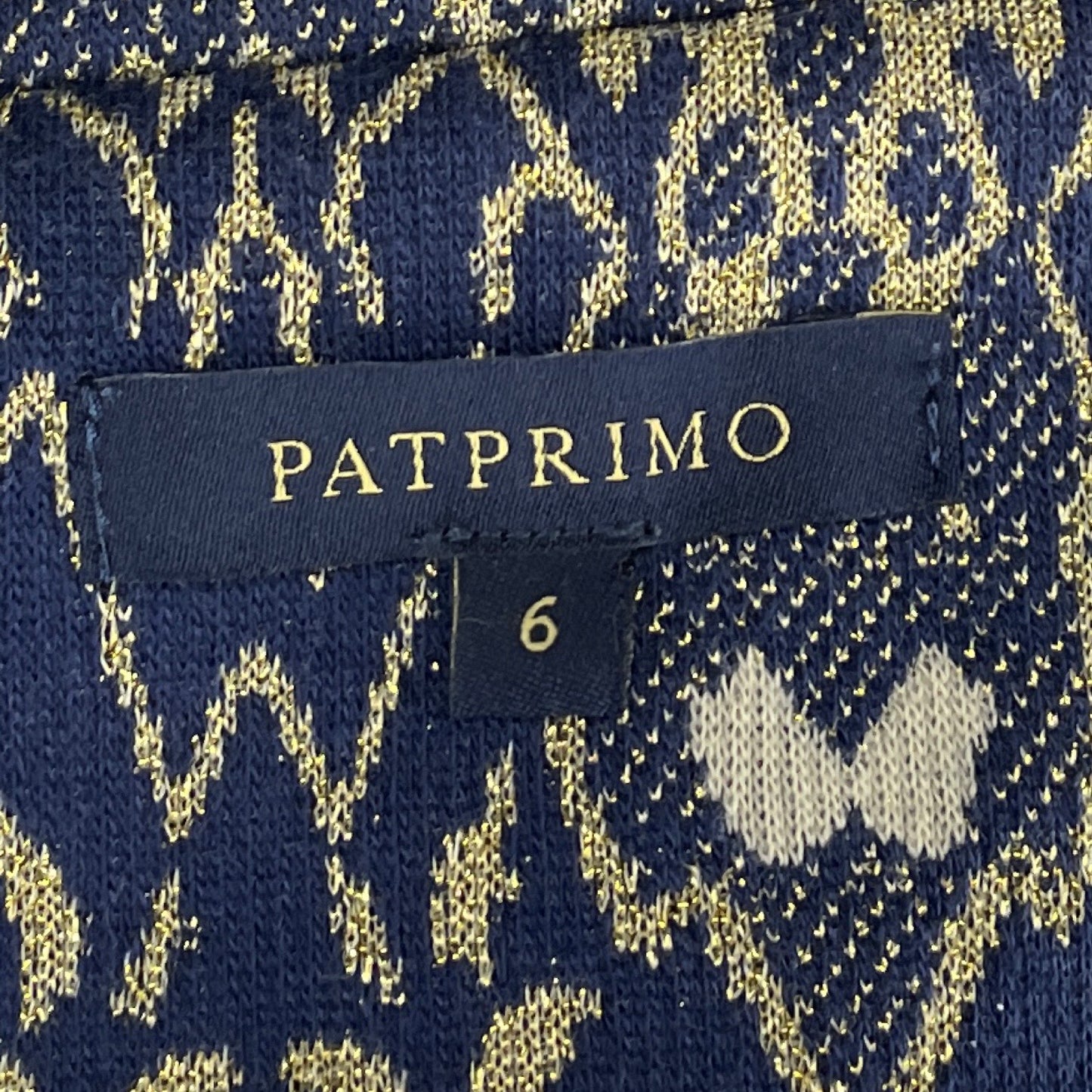 Chaqueta PATPRIMO Estampado Azul-Talla 6