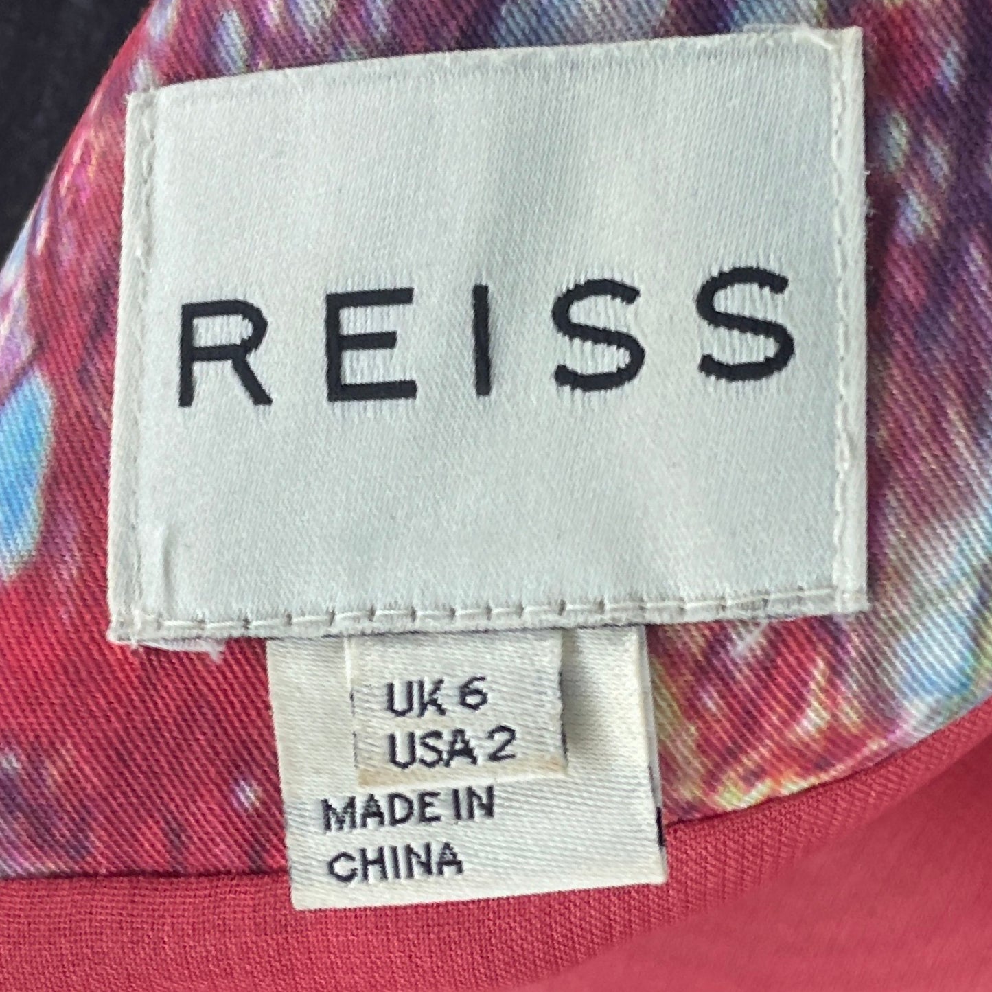 Vestido Reiss Estampado Rojo-Talla 2