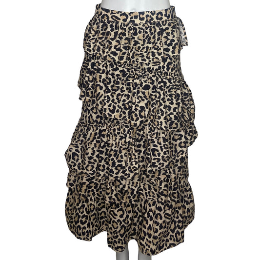 Falda Especia Animal Print Beige-Talla S