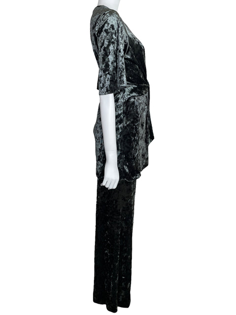 Set Zara Velvet Verde-Talla S