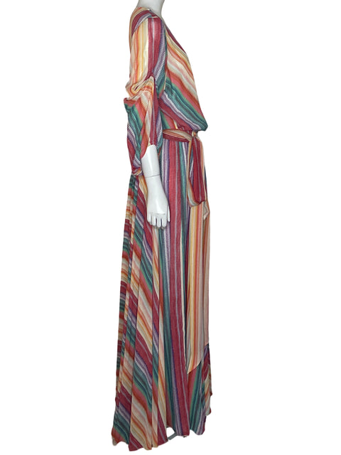 Vestido Fashionista Caftan Estampado Naranja - Talla 3