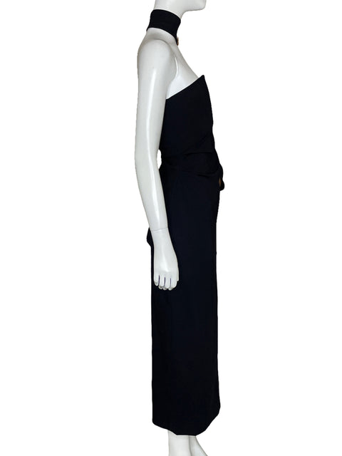 Vestido Zara Halter Negro - Talla L