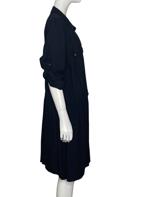 Vestido Michael Kors Camisero Negro - Talla XL