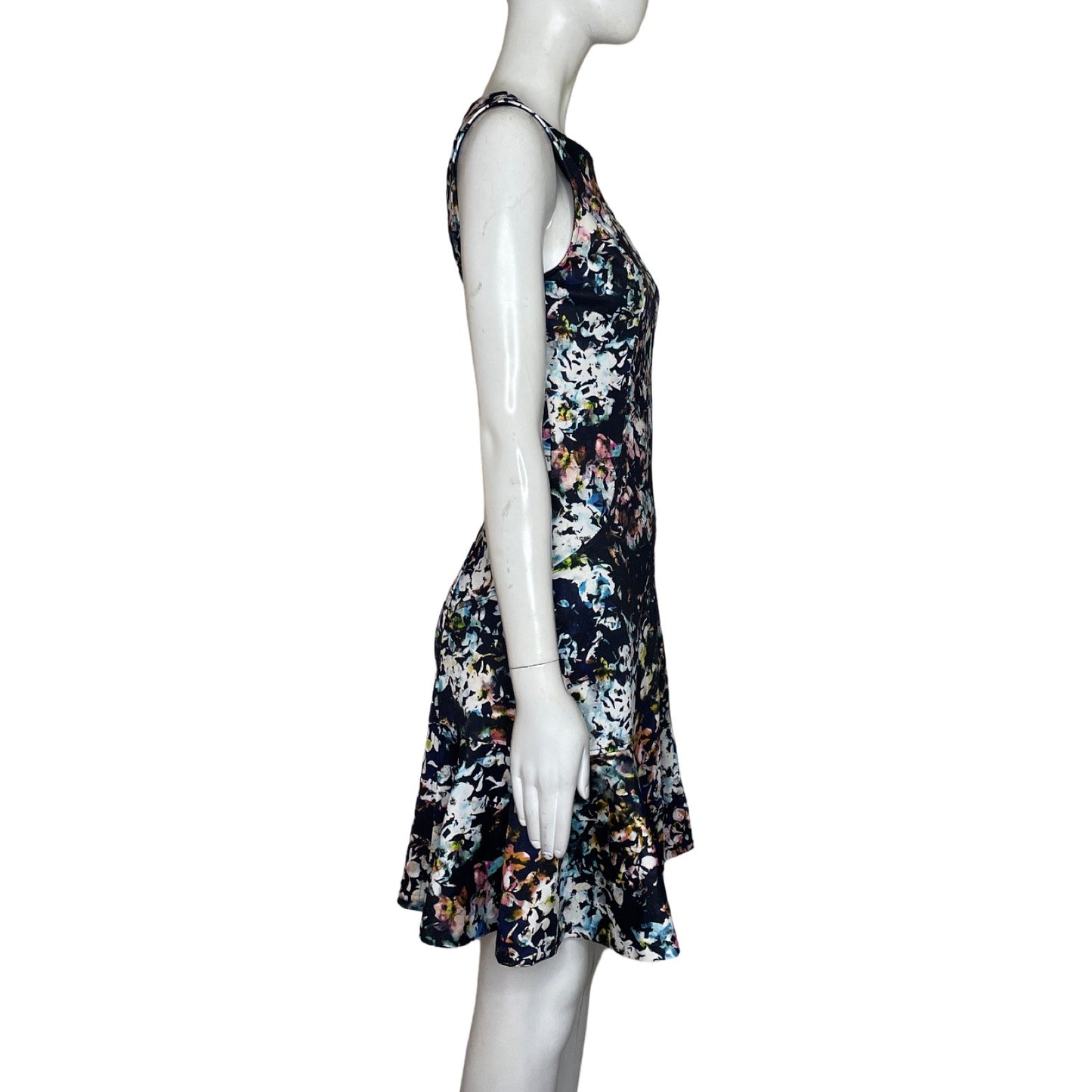 Vestido The Limited Estampado Borde Negro-Talla 0