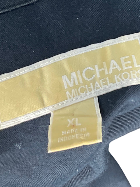 Vestido Michael Kors Camisero Negro - Talla XL