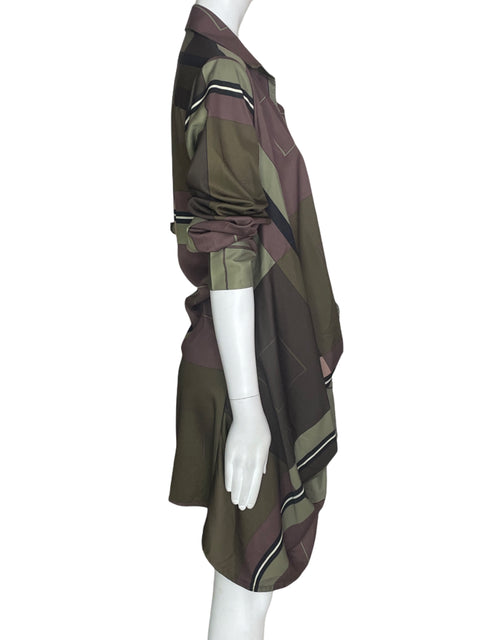 Vestido Tesoro TPS Asimetrico Marron- Talla  M