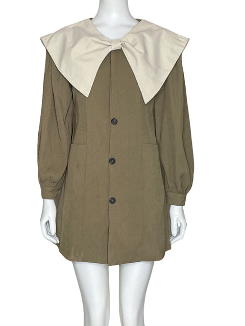 Vestido Tesoro TPS Bolsillos Verde - Talla S