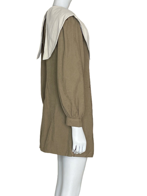 Vestido Tesoro TPS Bolsillos Verde - Talla S