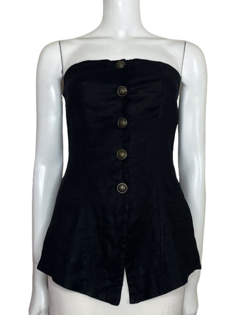 Top Free People Between Us Tube Negro-Talla XS