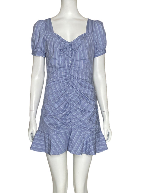 Vestido Tesoro TPS Drapeado Azul - Talla M