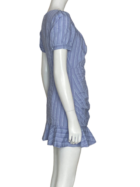 Vestido Tesoro TPS Drapeado Azul - Talla M
