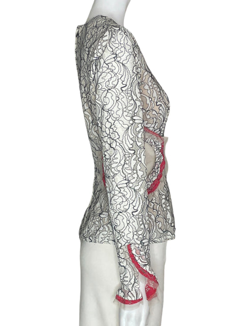 Blusa BCBG Tejida Blanco- Talla XXS