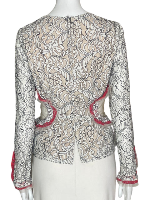 Blusa BCBG Tejida Blanco- Talla XXS