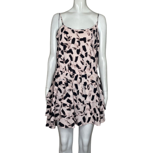 Vestido Banana Republic Animal Print 
Rosado-Talla XS