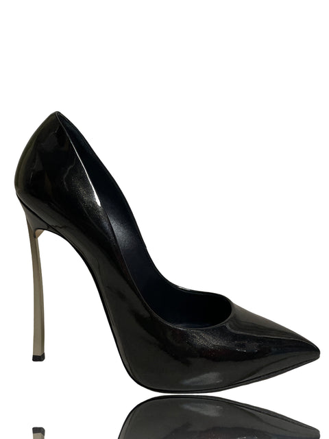 Calzado Casadei Charol Negro-Talla 7