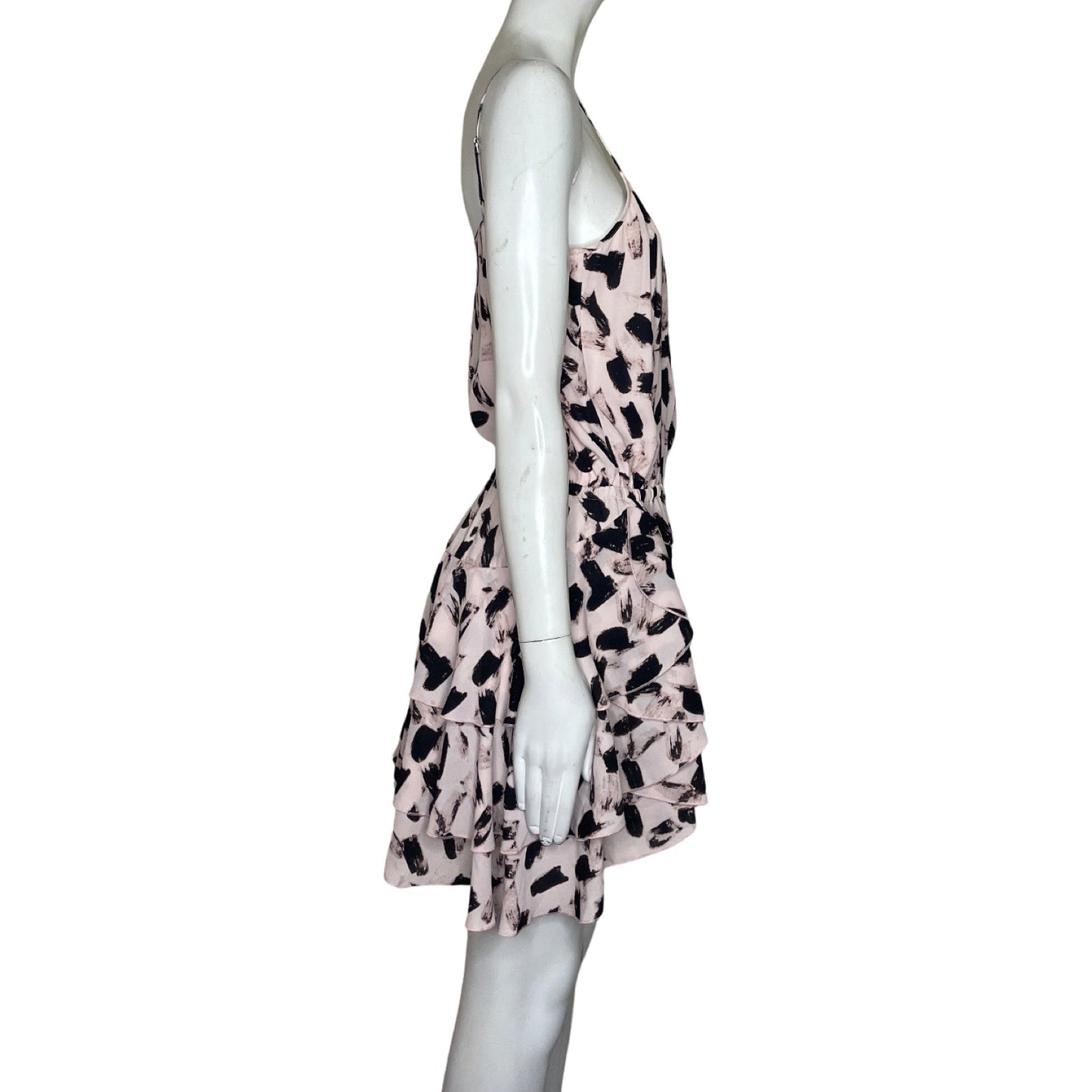 Vestido Banana Republic Animal Print 
Rosado-Talla XS