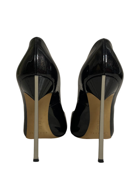 Calzado Casadei Charol Negro-Talla 7