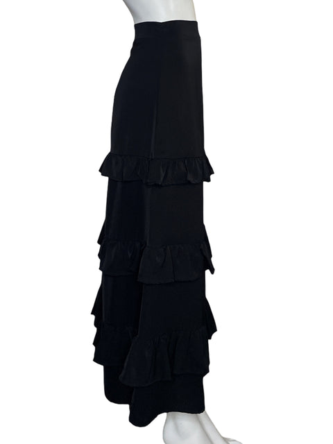 Falda Spirito Maxi Vuelos Negro-Talla 8