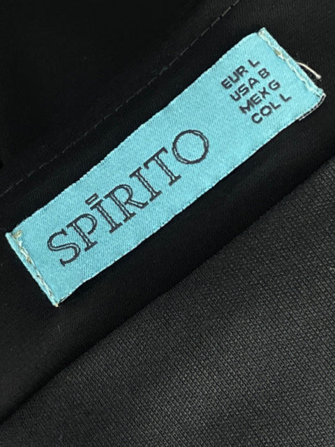 Falda Spirito Maxi Vuelos Negro-Talla 8