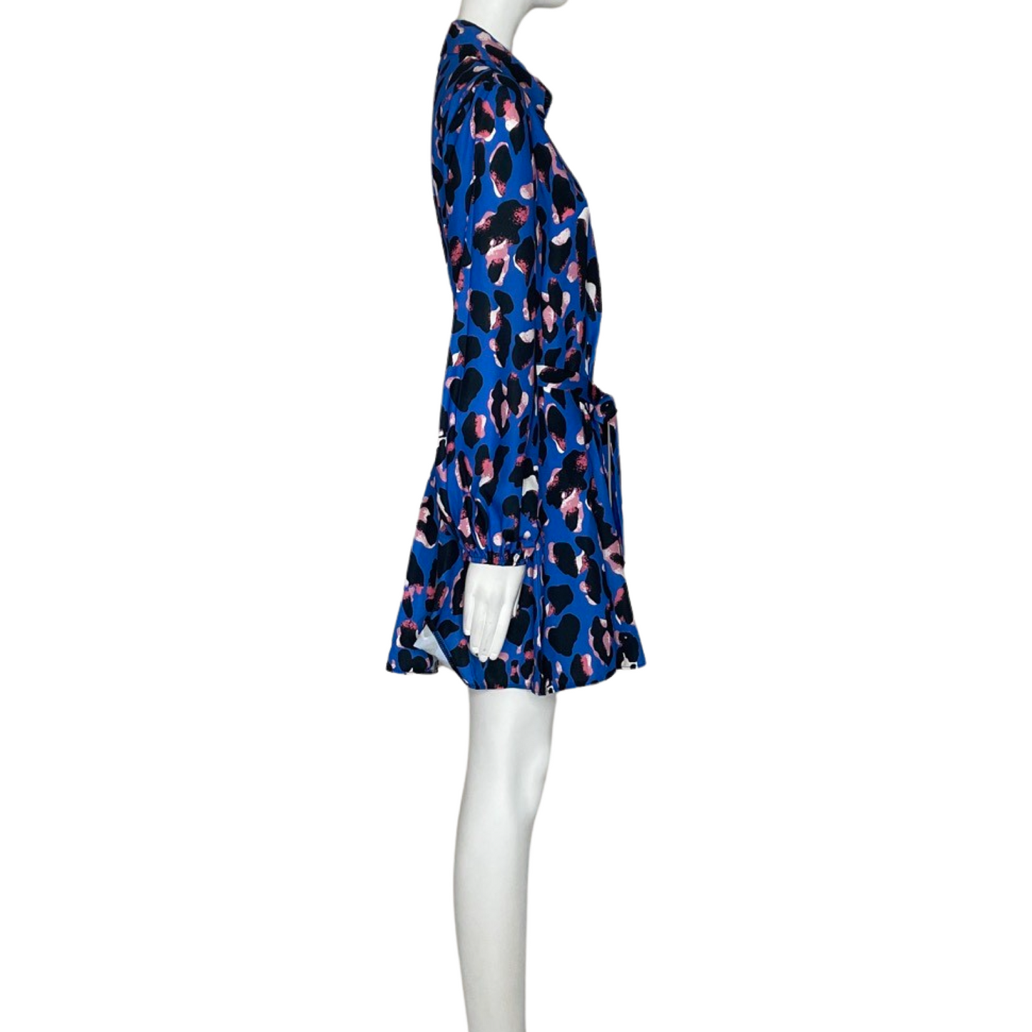 Vestido River Island Camisero Mini Animal Print Azul
Talla 10