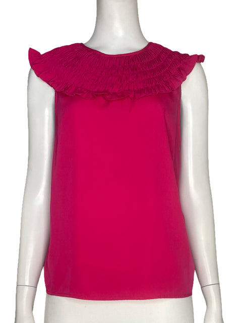 Blusa Sfera Basic Sin Mangas Fucsia - Talla M