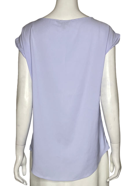 Blusa Express Encaje Randa Sin Mangas Morado - Talla S