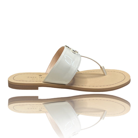 Calzado Kate Spade Flip Flop Corazon Blanco-Talla7.5
