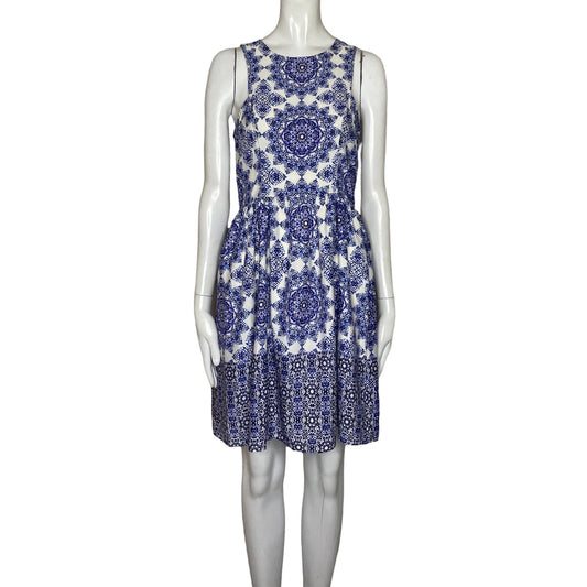 Vestido Everly Cintura Drapeado Azul-Talla S