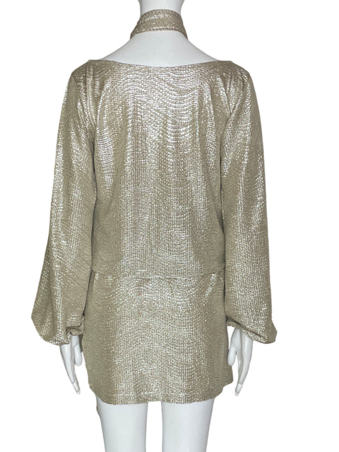 Vestido Alexis Fajon Dorado- Talla M