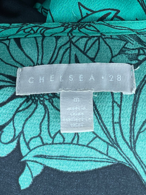 Vestido Chelsea 28 Floral Crossbody Verde-Talla M