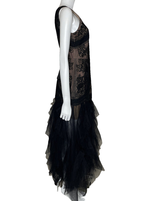 Vestido BCBG Vivica Maxi Negro-Talla 6