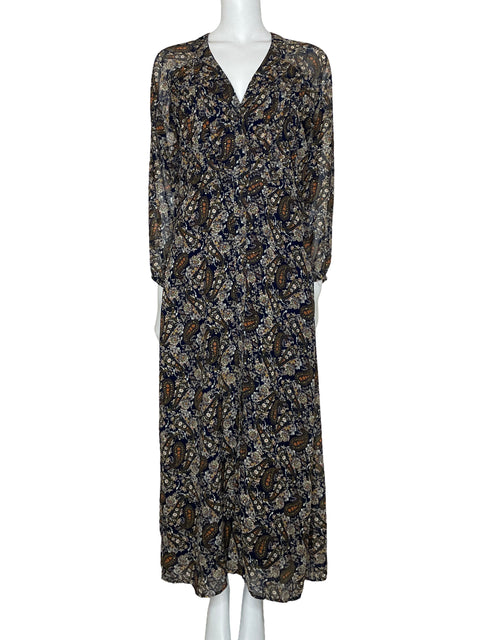 Vestido Natural Life Camisero Azul-Talla M
