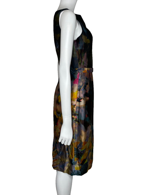 Vestido Teri Jon Cocktail Negro-Talla 6