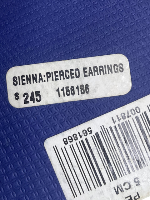 Aretes Swarovski Sienna Colgantes Plateado - Talla U