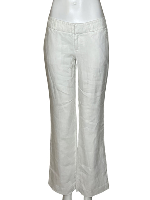 Pantalón Banana Republic Recto Blanco - Talla 2