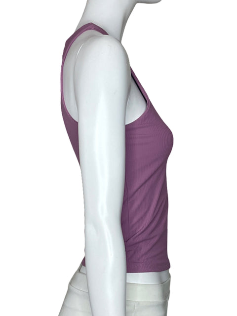 Top Carven Lineas Tiras Morado-Talla S