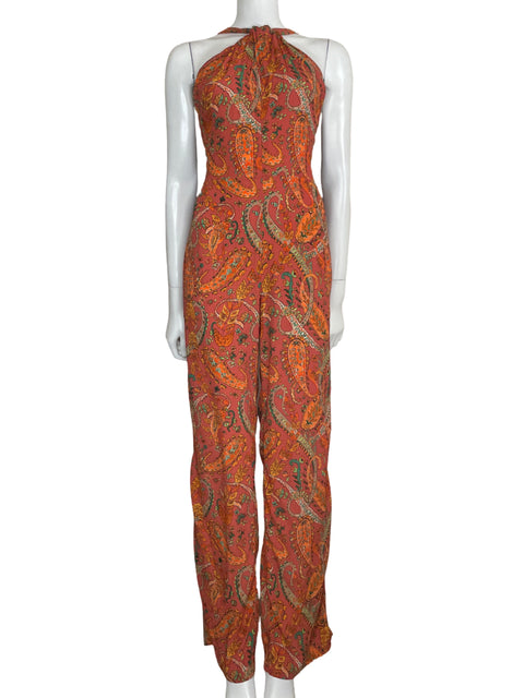 Mono MNG Halter Sin Mangas Naranja-Talla S