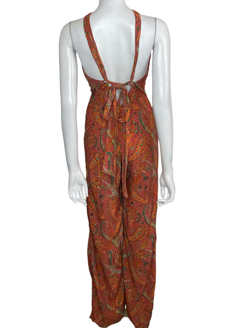 Mono MNG Halter Sin Mangas Naranja-Talla S