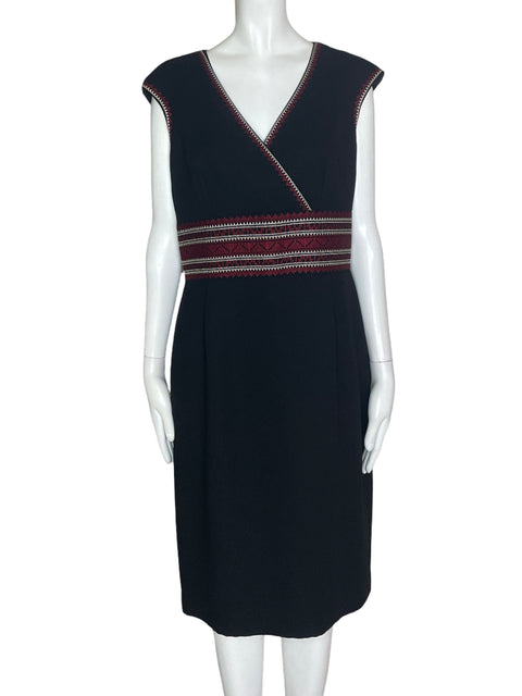 Vestido Maggy London Sin Mangas Negro- Talla 10
