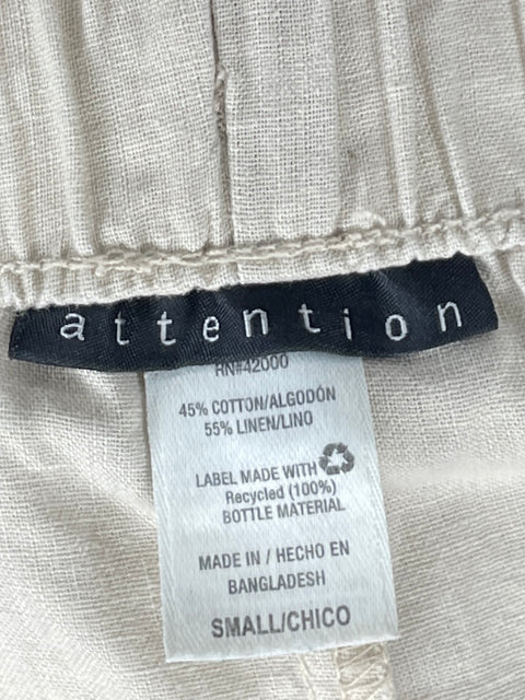 Pantalón Attention Straight Beige-Talla S