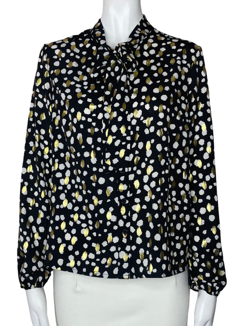 Camisa Tesoro TPS Lunare Metalicado Negro-Talla S